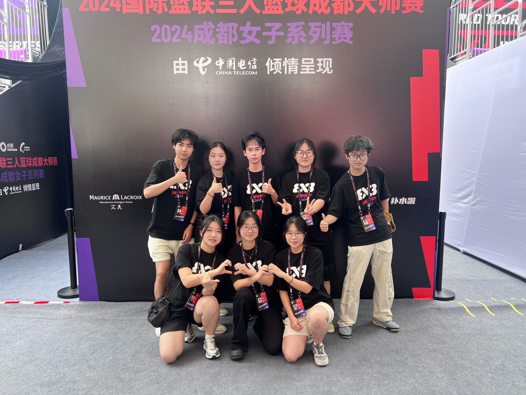 2024年6月—外国语学院师生助力2024年国际篮联3x3篮球成都大师赛及女子系列赛